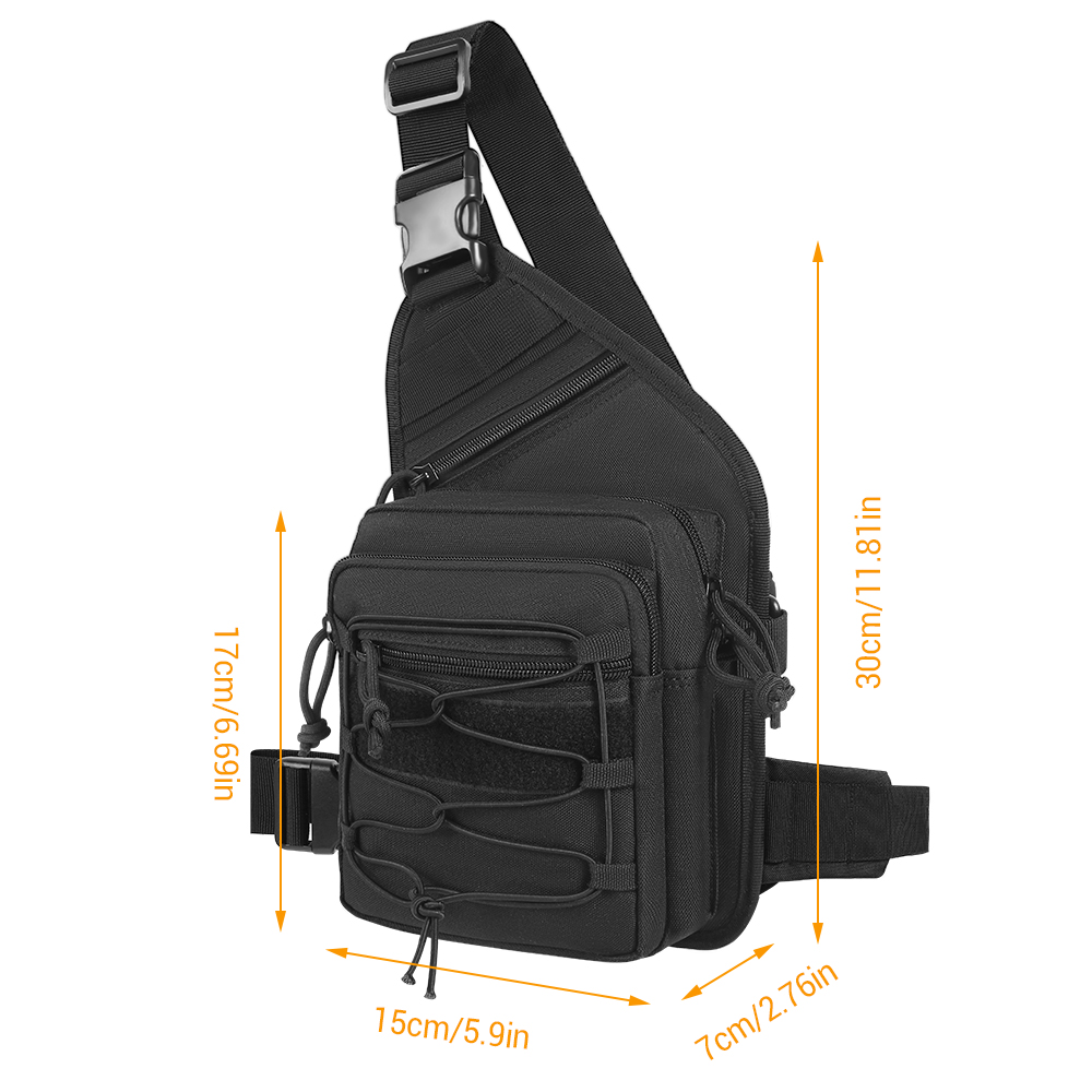 Edc Concealed Carry Backpack - Borsa Tattica a Tracolla per Trasporto