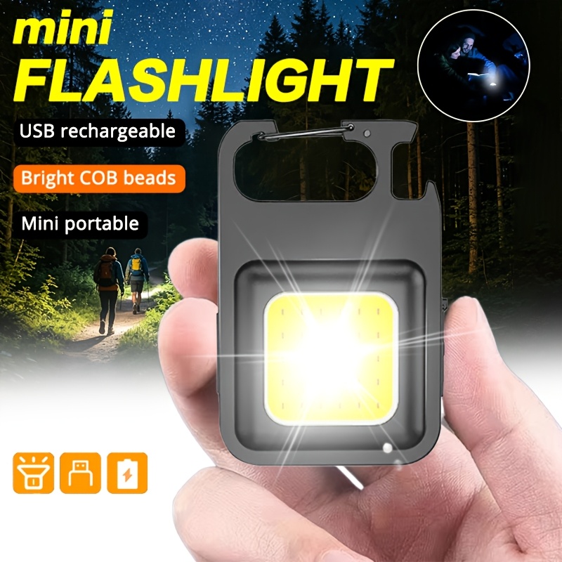 Keychain Flashlight - Torcia Portatile a Portachiavi Mini Multifunzione