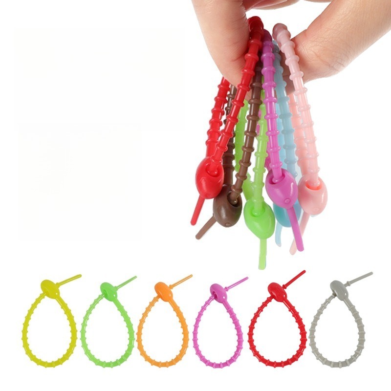 Cable Winder Keychain - Cinturini in silicone multifunzionali colorati (5