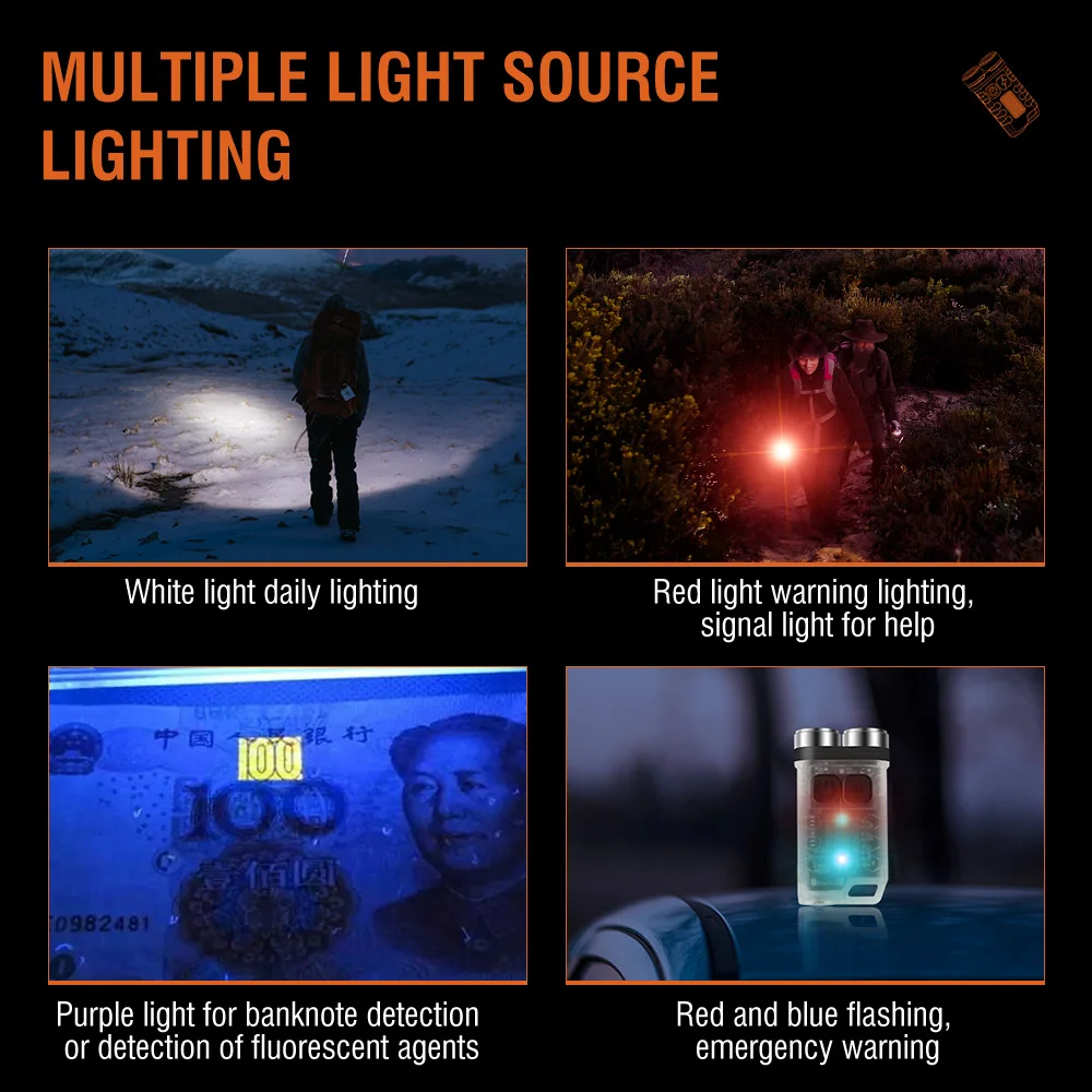 BORUiT V3 Torcia LED Portachia - Keychain Flashlight recensione e prezzo