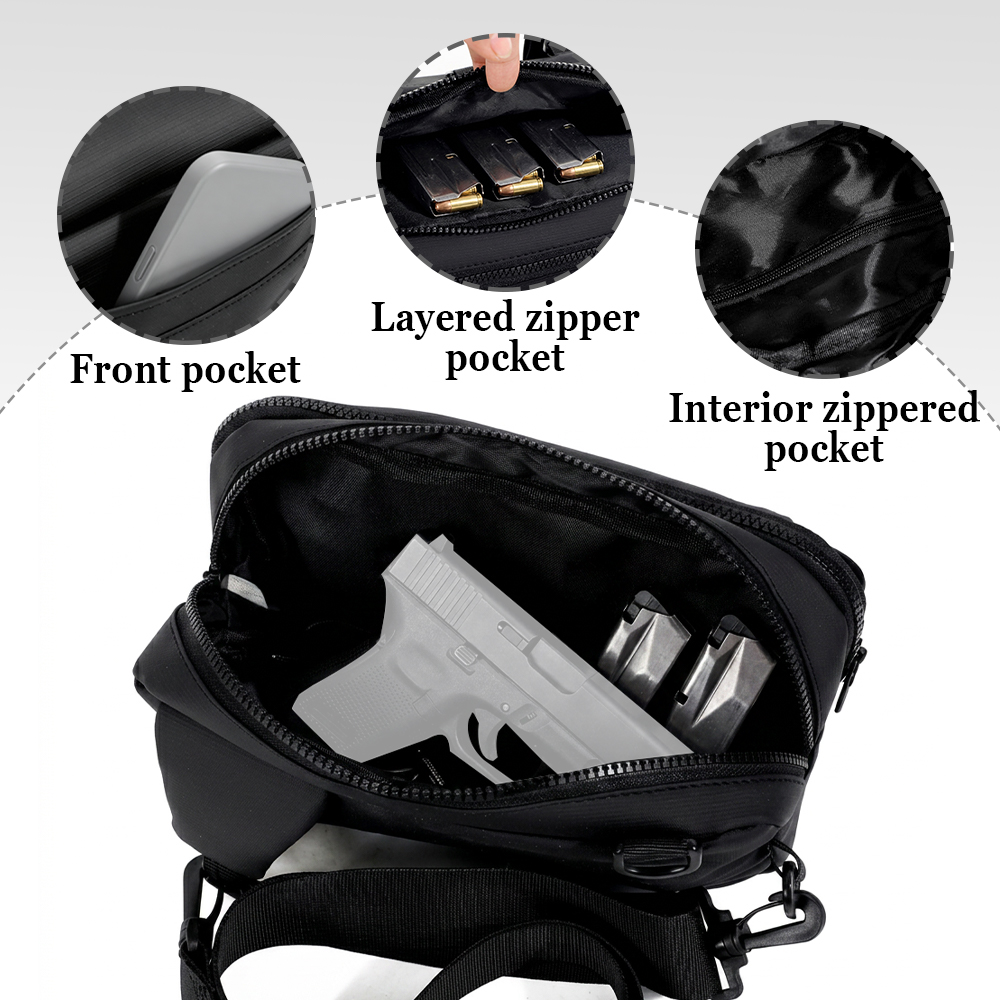 Borsa Tattica per Pistola, Cus - Edc Concealed Carry Backpack recensione e prezzo