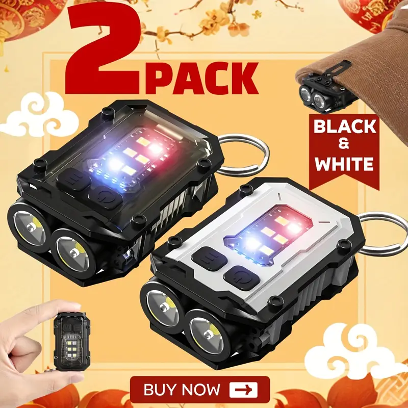 Torcia a clip ricaricabile Min - Keychain Flashlight recensione e prezzo