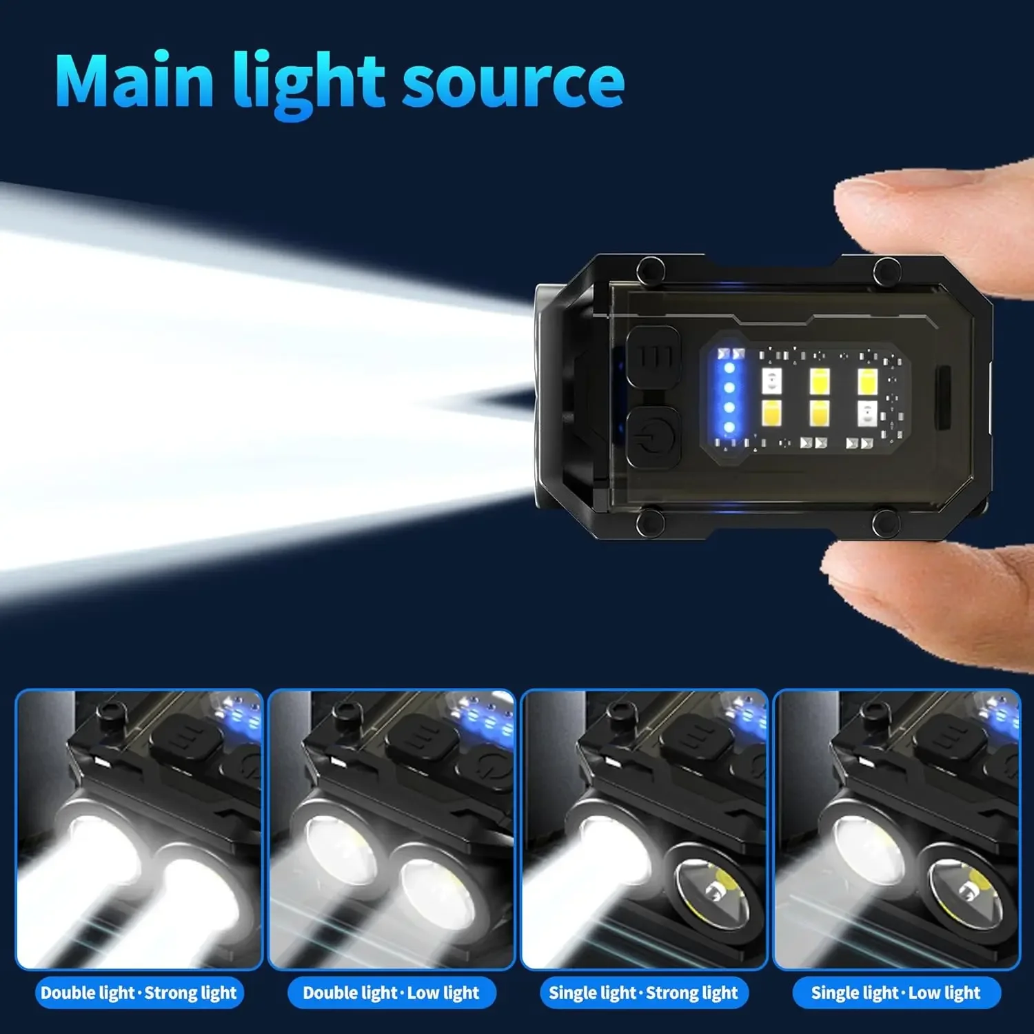 Torcia a clip ricaricabile Min - Keychain Flashlight recensione e prezzo