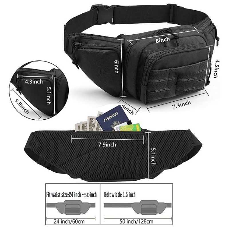 Marsupio Impermeabile Molle ED - Edc Concealed Carry Fanny Pack recensione e prezzo