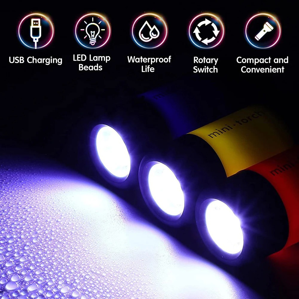 Mini Torcia da Campeggio Ricar - Keychain Flashlight recensione e prezzo