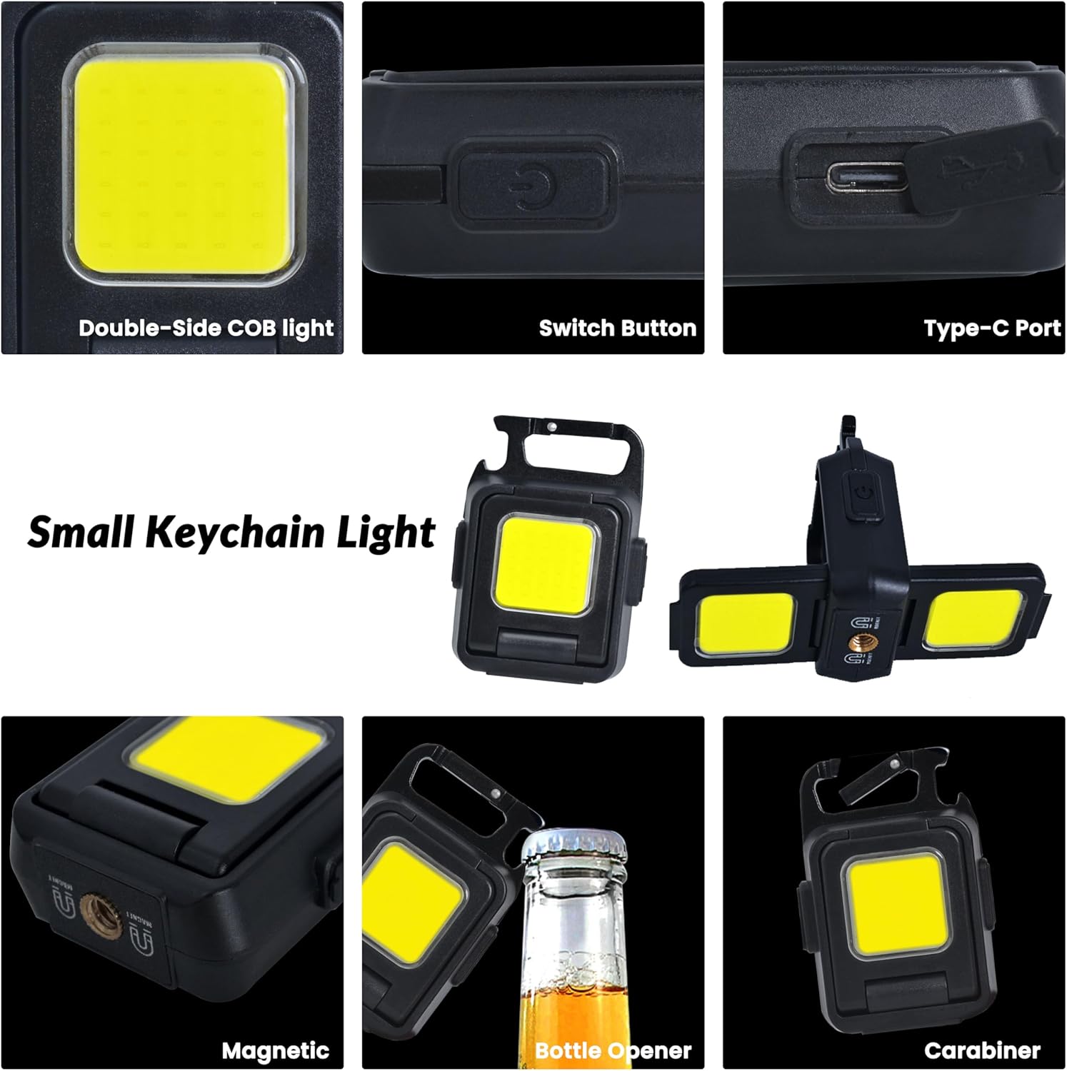 Mini torcia portachiavi luce C - Keychain Flashlight recensione e prezzo
