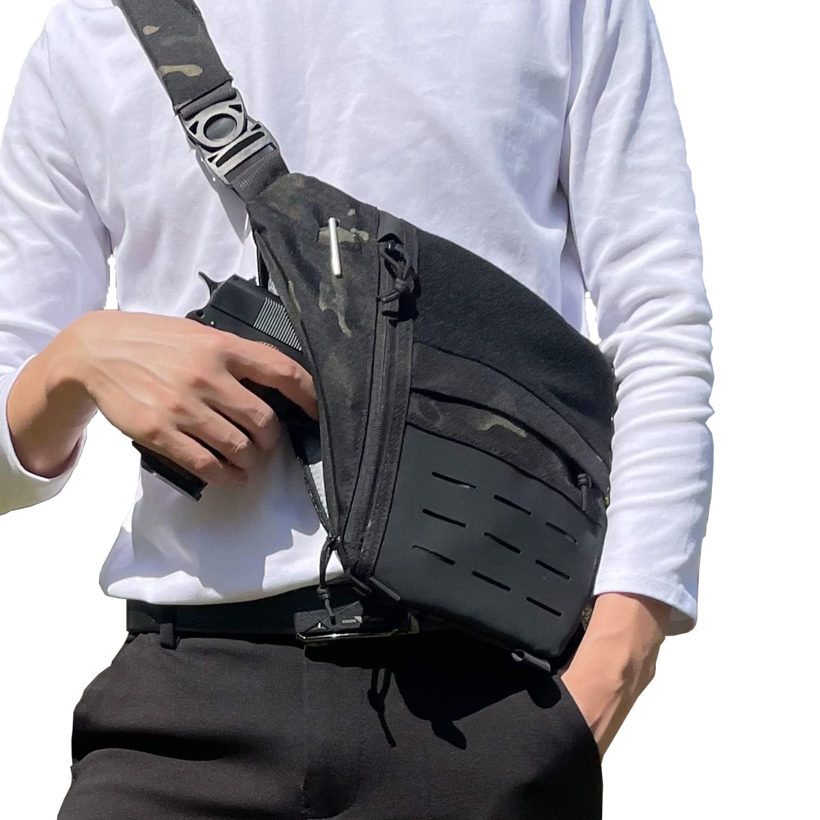 Borsa tattica Borsa per pistol - Edc Concealed Carry Backpack recensione e prezzo